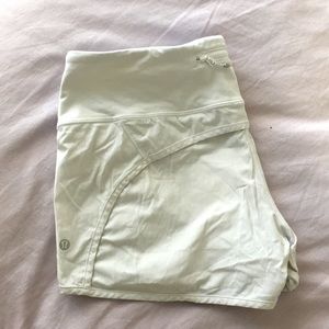White Speed Shorts